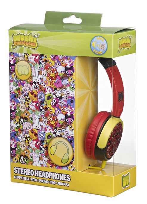 Image of Moshi Monsters On-ear Headphones For Ipod/mp3 Players/tablets -red