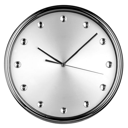 Image of Premier Housewares Wall Clock - Silver