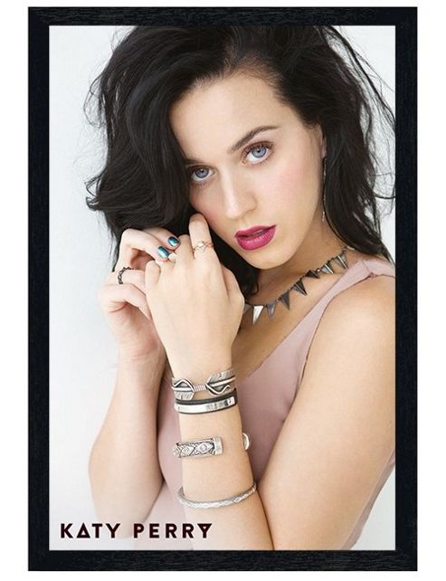Image of Katy Perry Black Wooden Framed Wide Awake Poster