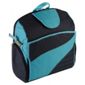 SitNSee - Stadium Booster Seat/Back Pack - Navy Blue/Turquoise Blue