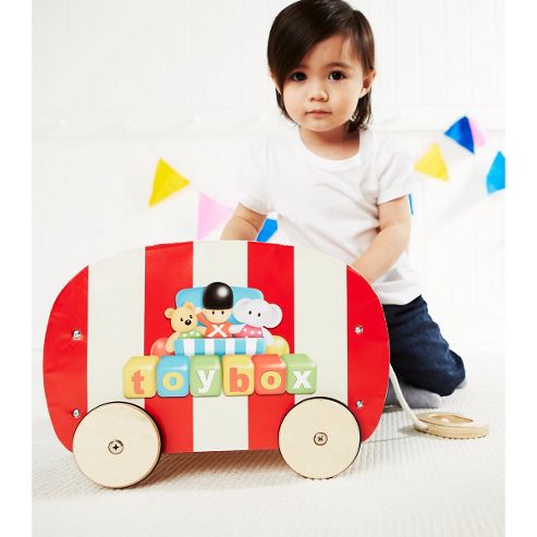 Image of Toybox Pull Along Wagon