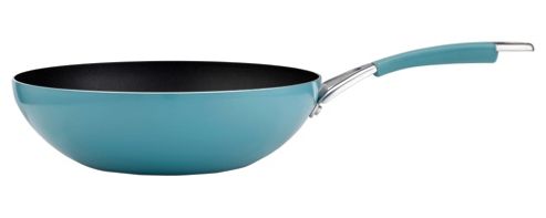 Image of Prestige Inspire 28cm Non Stick Aluminium Stir-fry Pan - Teal