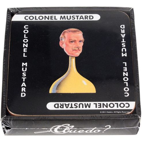 Image of Gift Republic Cluedo Coasters 6 Pack