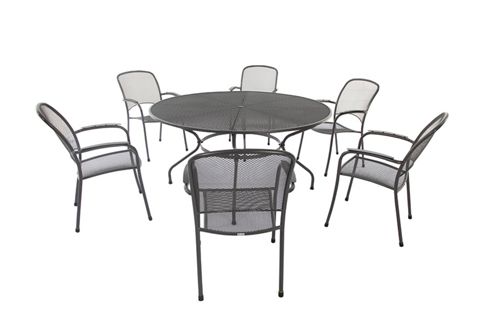 Image of Royal Garden Carlo 7-piece Round Garden Dining Set