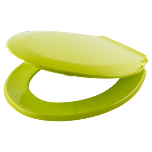 Image of Tesco Basic Plastic Toilet Seat, Lime