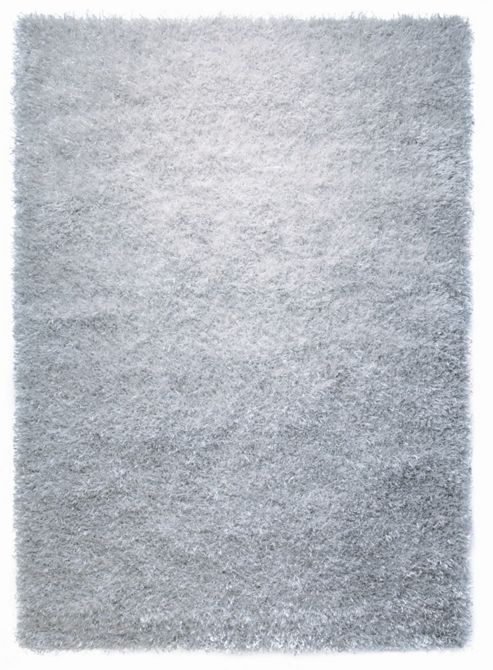 Image of Esprit Cool Glamour White Shag Rug - 170cm X 240cm