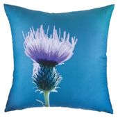 F&F Home Thistle Digital Print Cushion, Blue
