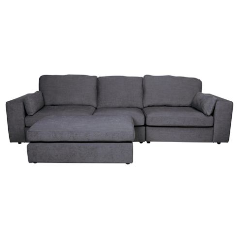 Image of Otley Large Corner Sofa Charcoal