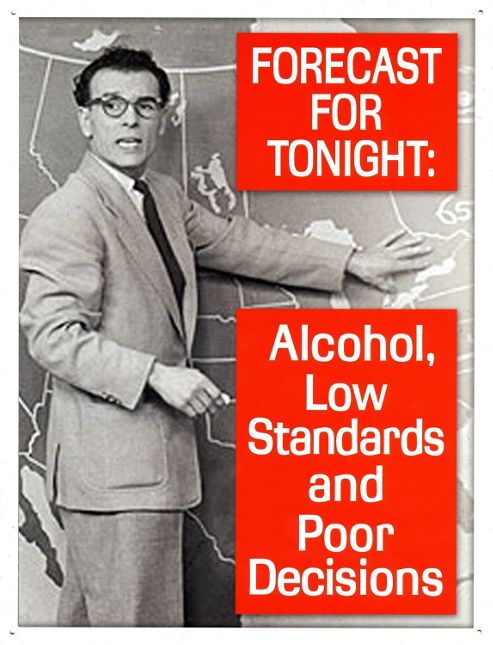 Image of Tonight's Forcast Tin Sign