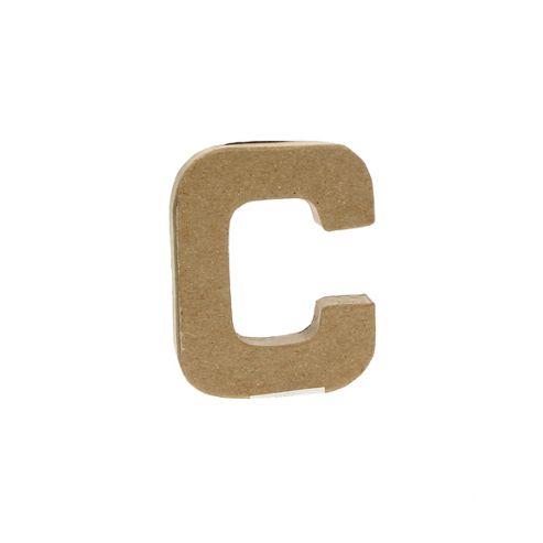 Image of Small Kraft Letter - C