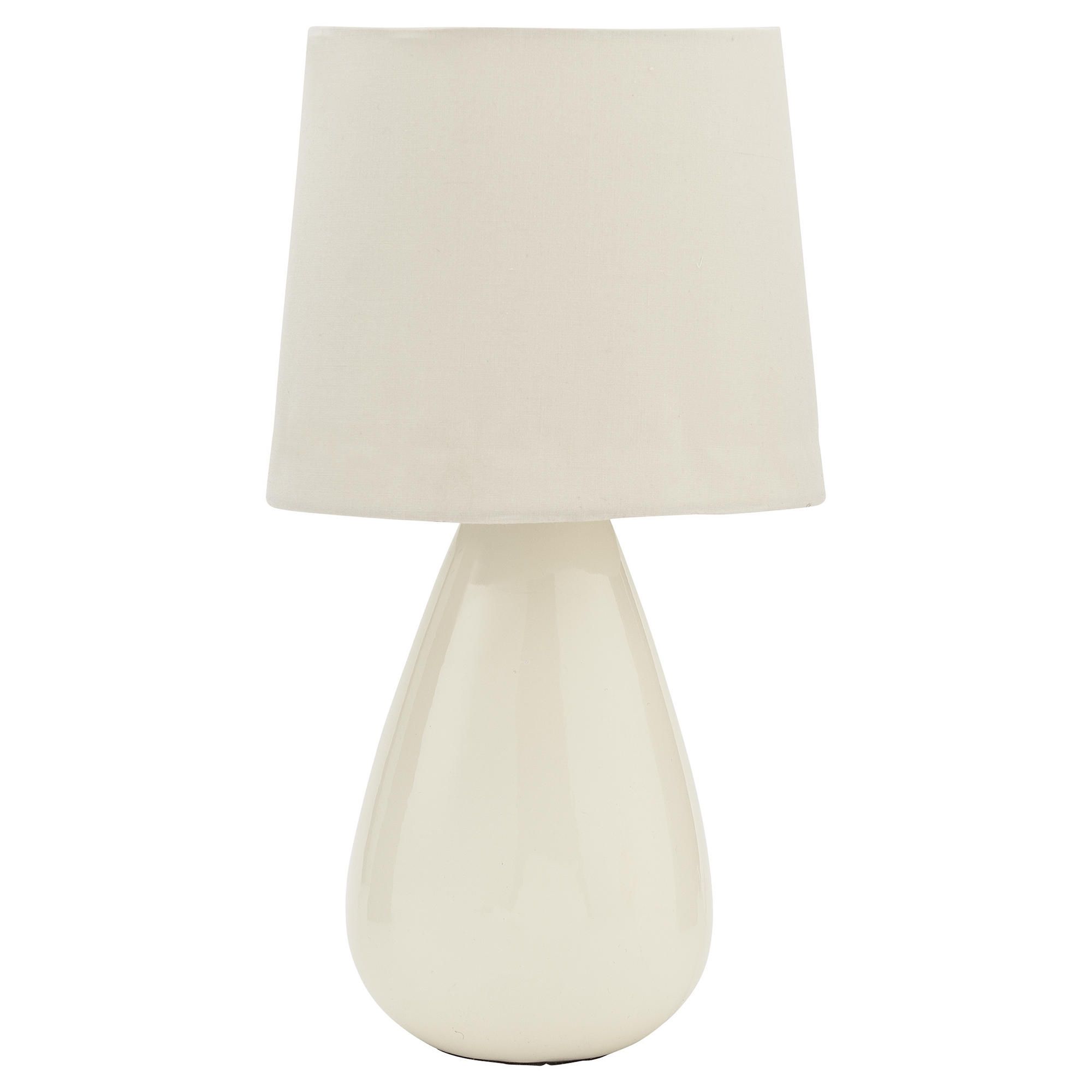 Tesco Lighting Chloe Ceramic Table Lamp Cream