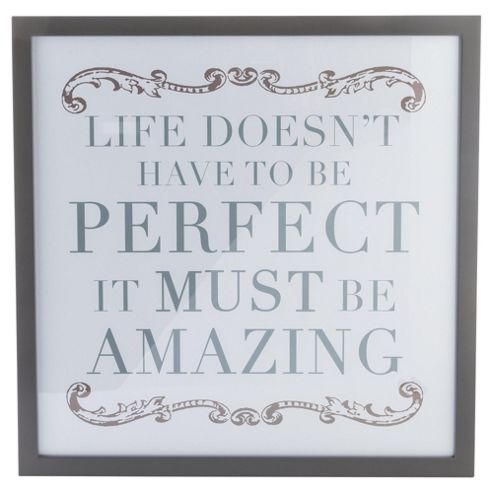 Image of Amazing Framed Print Wall Art 37 X 37cm