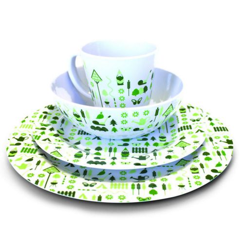 Image of Bewdley 8 Piece Melamine Set (2 Person)