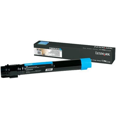 Image of Lexmark C950 Cyan Extra High Yield Toner Cartridge