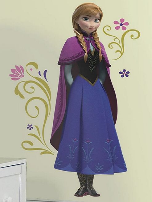 Image of Disney Frozen Anna Large Decal, 104 Cms High
