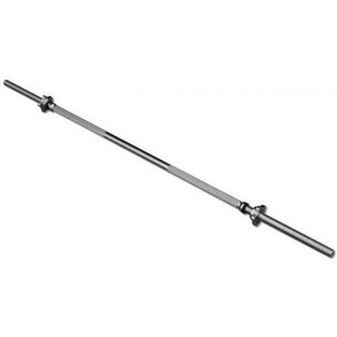 Image of Alex 6ft Standard 1" Barbell Weight Bar With Spinlocks