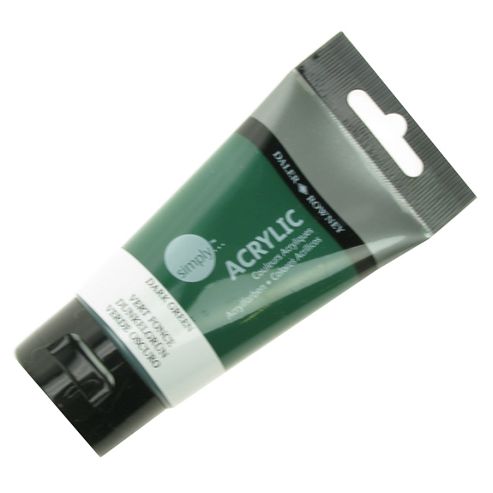 Image of Daler Simply Acrylic Dark Green 75ml