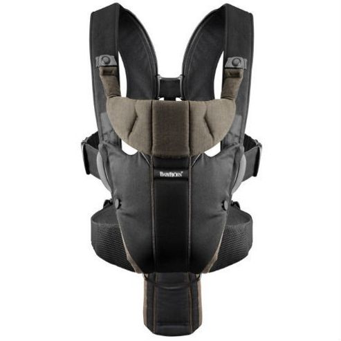 Image of Babybjorn Baby Carrier Miracle Organic (black/brown)