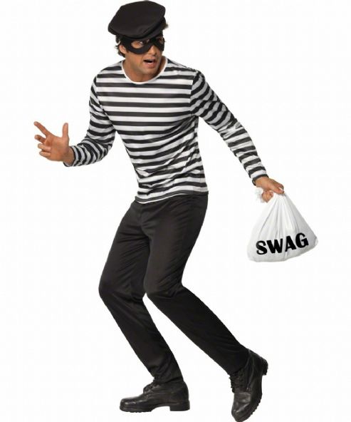 Image of Bank Robber - Adult Costume Size: 38-40