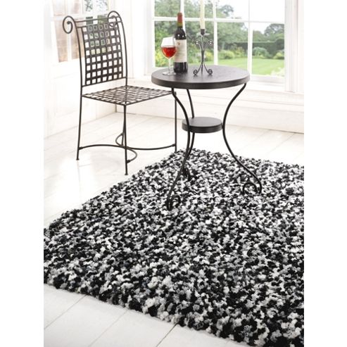Image of Fondant Truffle Black/white 160x230 Cm Rug