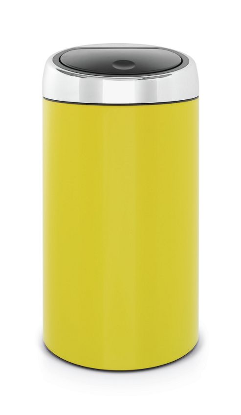 Image of Brabantia 45-litre Touch Bin With "soft-touch" Closure - Yellow