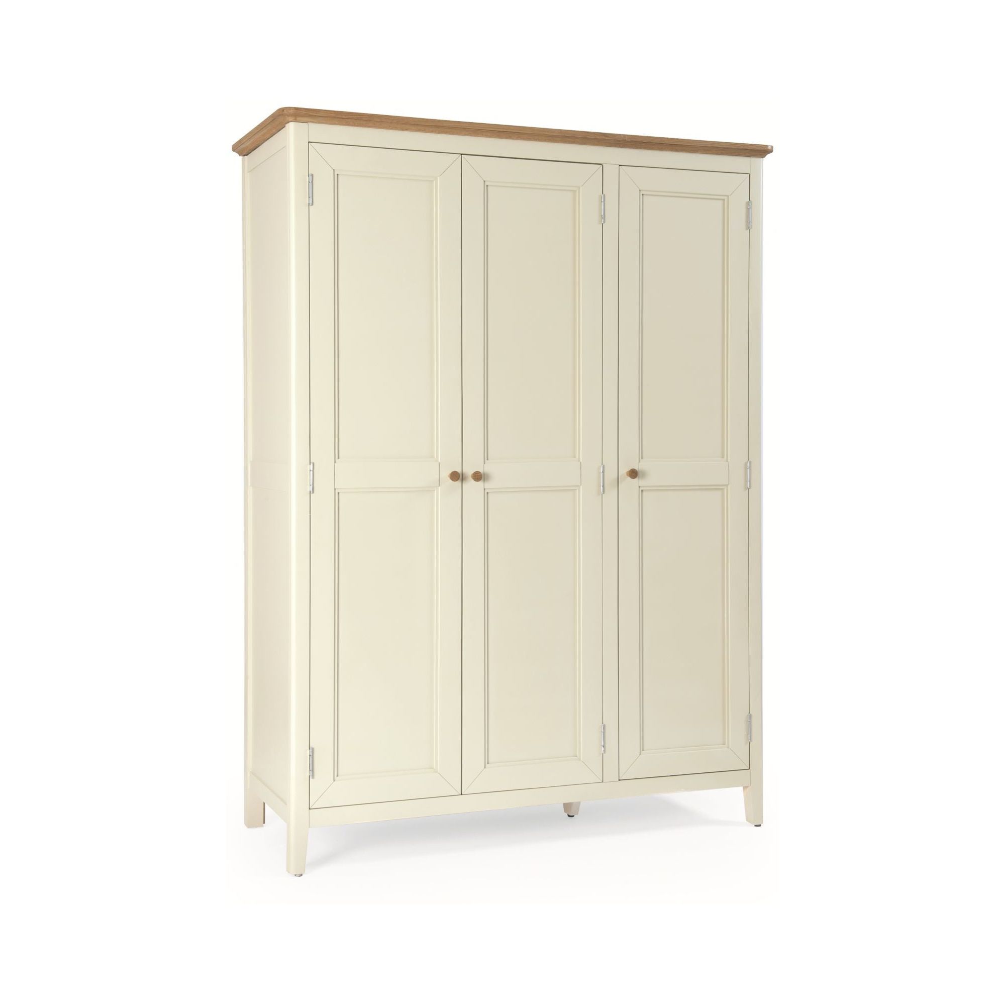 Kelburn Furniture Cottage Painted 3 Door Wardrobe at Tesco Direct