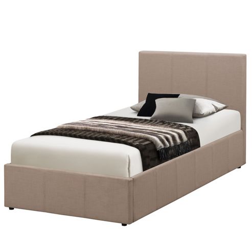 Image of Berlin Fabric Ottoman Bed - Wheat