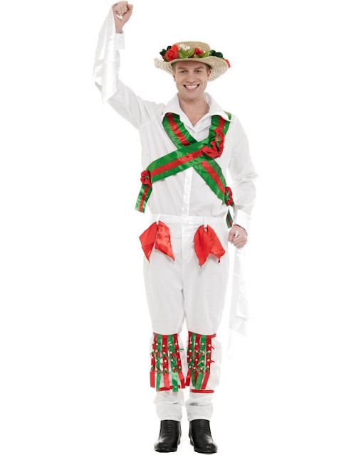Image of Morris Dancer Costume Extra Large