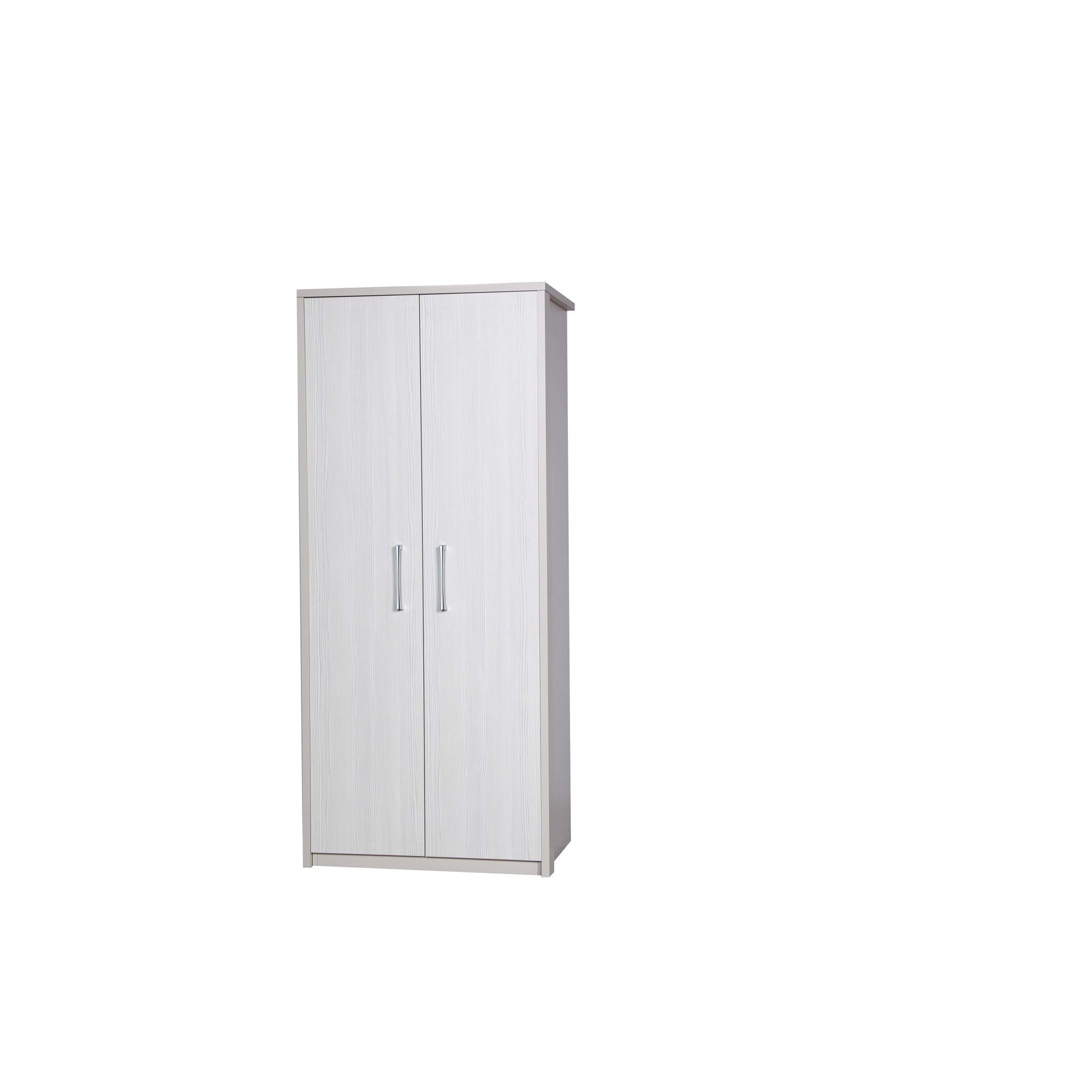 Alto Furniture Avola Double Wardrobe - Cream Carcass With White Avola at Tesco Direct