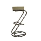Z Cream Faux Leather Kitchen Bar Stool