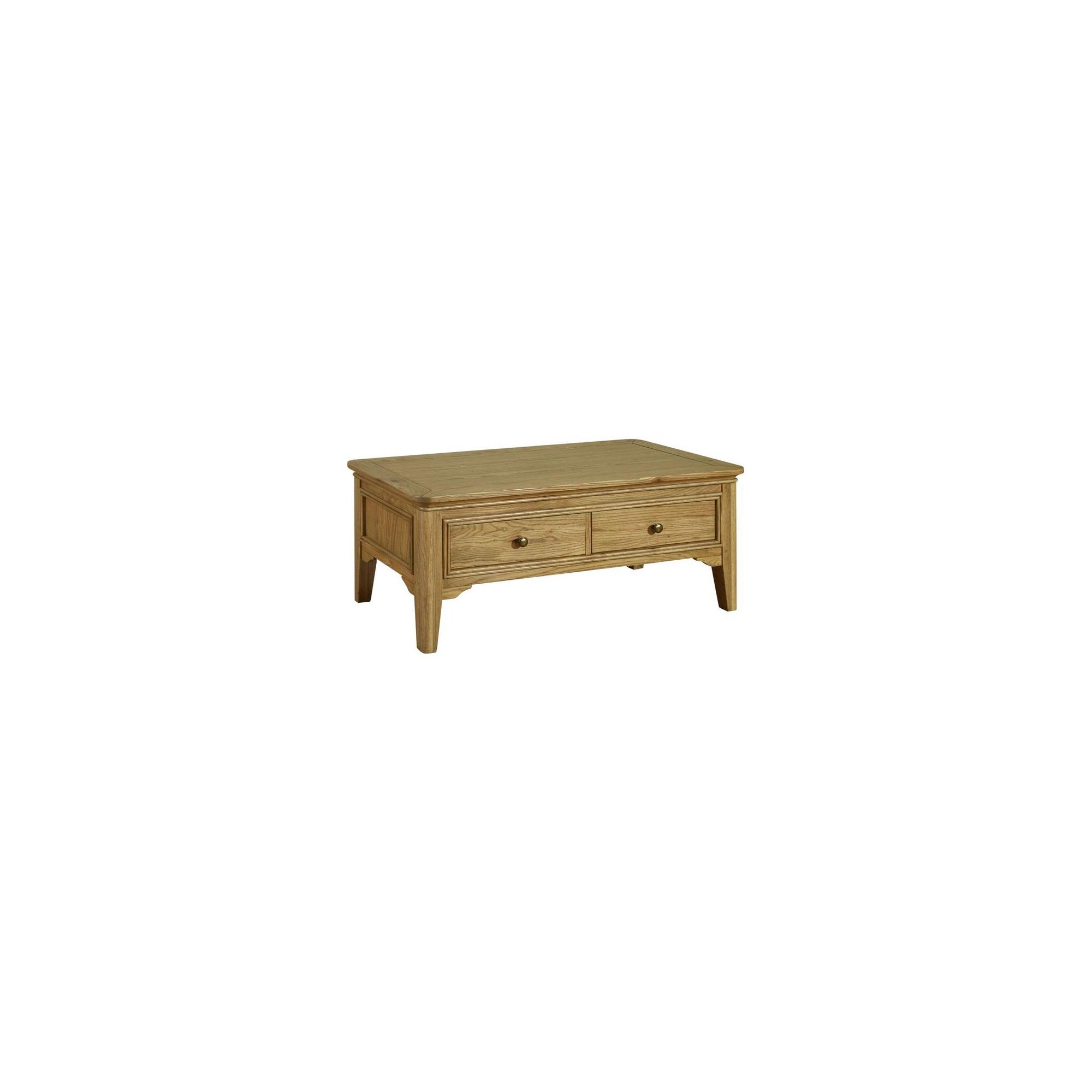 Kelburn Furniture Loire Coffee Table in Light Oak Stain and Satin Lacquer at Tesco Direct