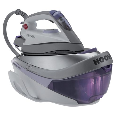 Image of Hoover Srd4108/2 Multi-steam Technology Iron With Ceramic Plate - White/blue