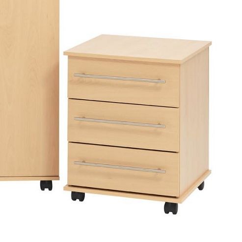 Image of Ideal Furniture Bobby 3 Drawer Chest - Beech