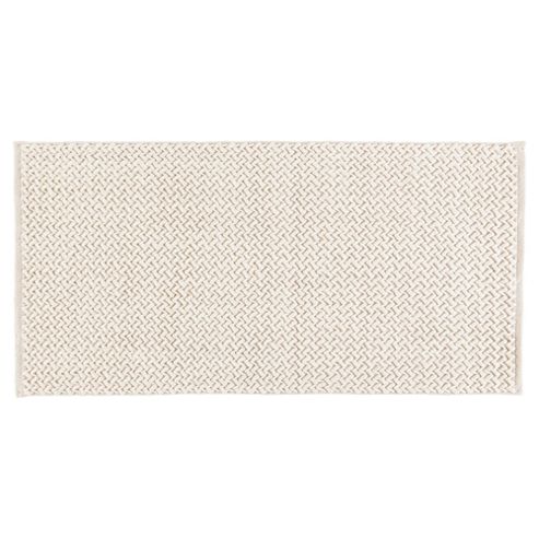 Image of Tesco Textured Rug 80 X 150cm, Natural
