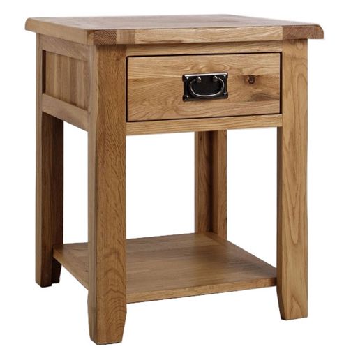 Image of Westbury Reclaimed Oak Lamp Table