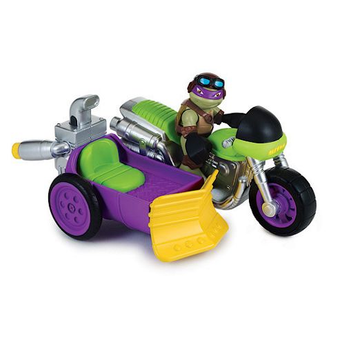 Image of Teenage Mutant Ninja Turtles Half-shell Heroes Rippin' Rider With Biker Donnie