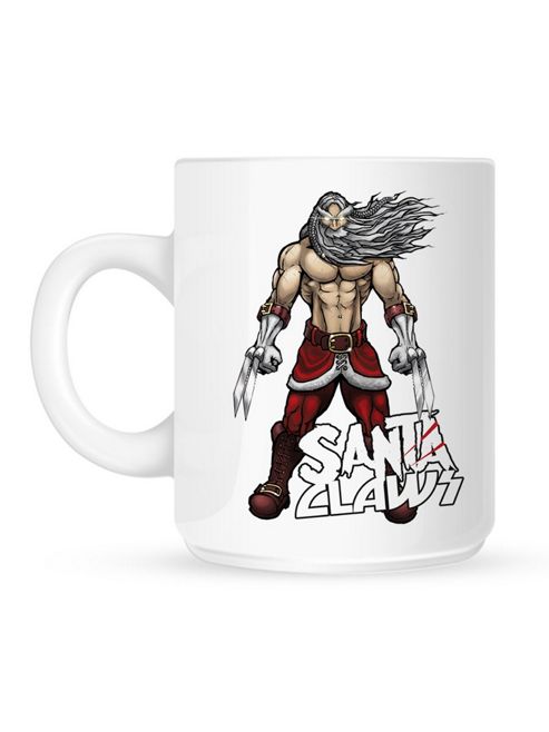 Image of Santa Claws Christmas 10oz Ceramic Mug