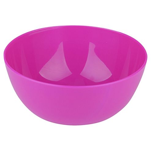 Image of Plastic Picnic Bowl, Fuchsia