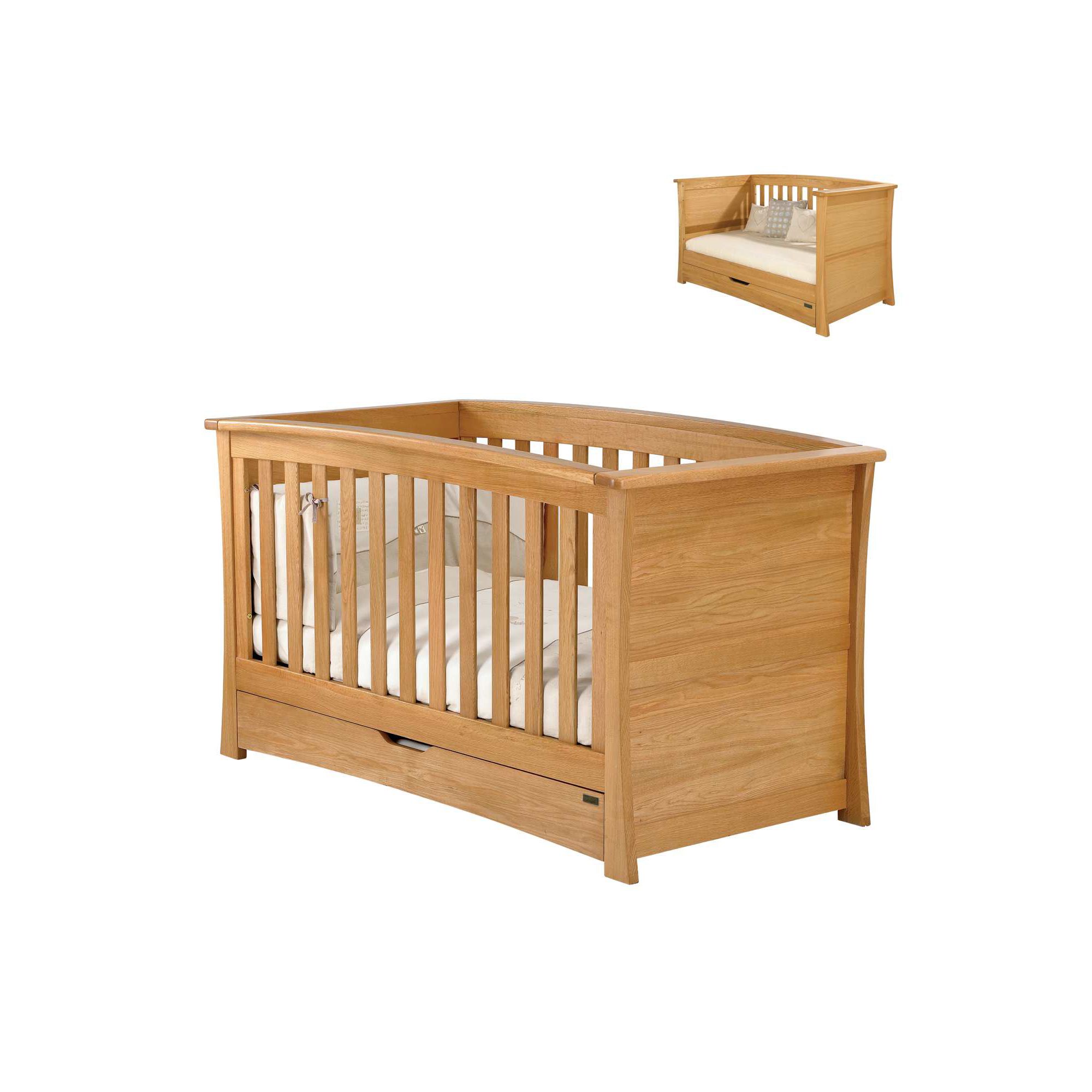 Mamas & Papas - Ocean Cot/Day Bed - Golden Oak at Tesco Direct