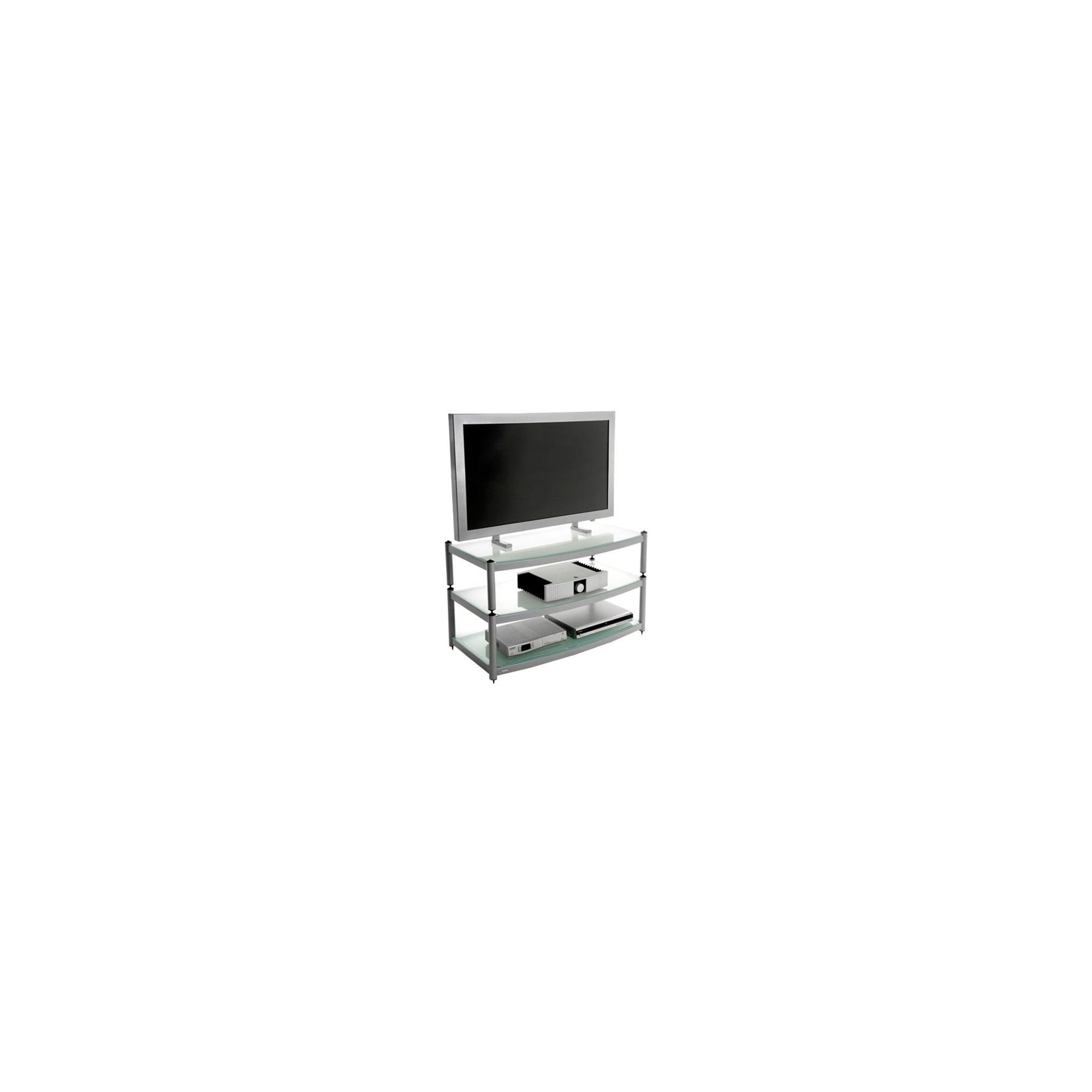 Atacama Audio Equinox Glass TV Stand for LCD / Plasmas - Silver/ Arctic Frost at Tesco Direct