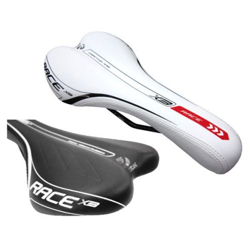 Image of Ddk 5250 - X3 Race Saddle With Cro-mo Rails - White/black