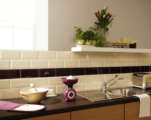 Image of Metro Black Ceramic Wall Tile 100x200 Box Of 50 (1.00 M-- / Box)