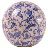 Fallen Fruits Ceramic Ball Garden Ornament, 12cm
