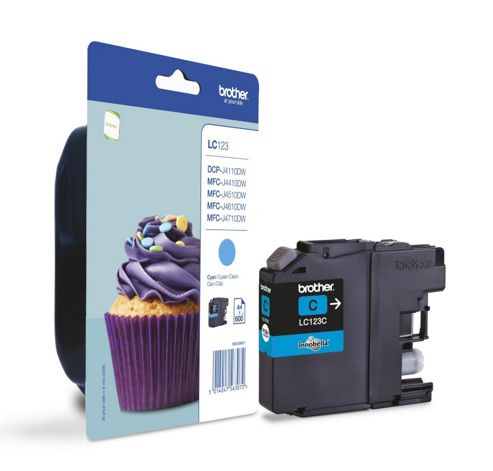 Image of Brother Lc123c Ink Cart Cyan