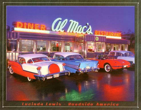 Image of Lucinda Lewis Al Mac's Diner Tin Sign