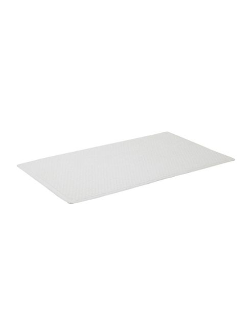 Image of New Linea Cotton Bobble Reversible Bath Mat - White