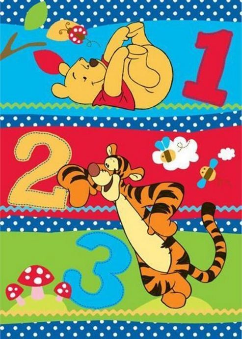 Image of Winnie The Pooh Large Rug - 123