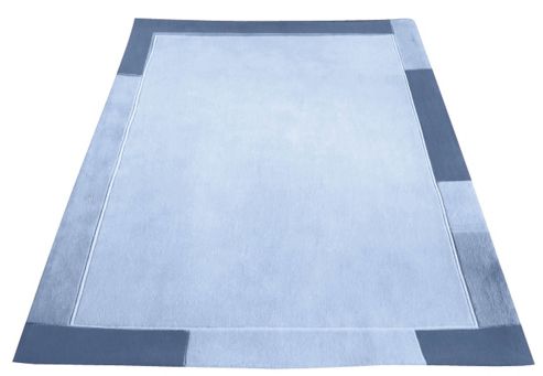 Image of Premier Housewares Blue High Tufted Rug - 140 Cm X 200 Cm (4 Ft 6 In X 6 Ft 6 In)