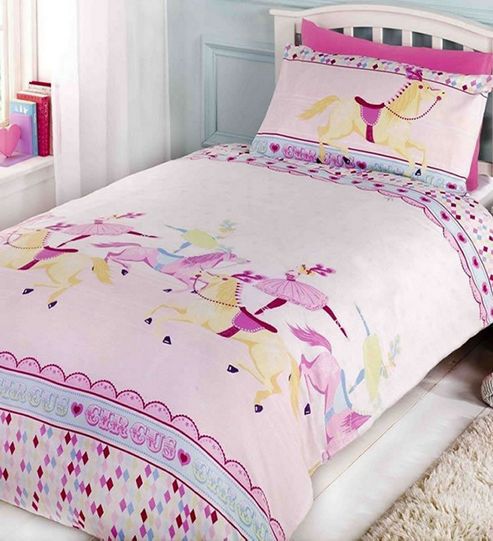 Image of Horse And Ballerina Toddler Bedding