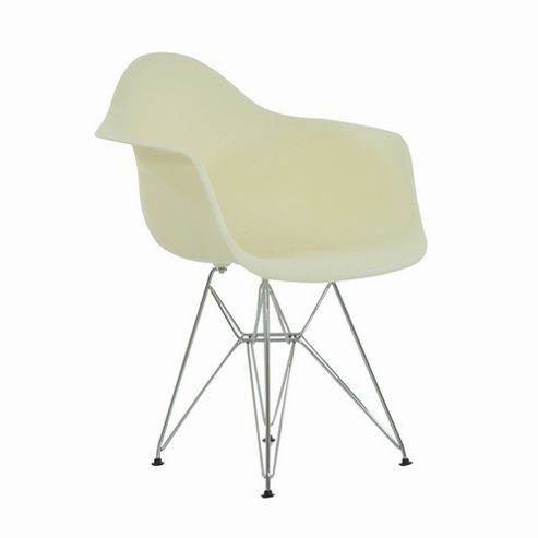 Image of Eames Replica Dining Chair Dar Vanilla Cream